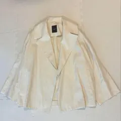 美品 ebure エブール テーラードジャケット ベージュ リネン風 春〜秋