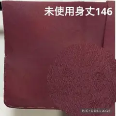 ※C560正絹　袷色無地　地紋ぼかし　スモールサイズ　未使用しつけ付極美品　着物