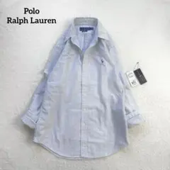未使用品 ラルフローレン オックスフォードシャツ 青白 大きいサイズ LL相当