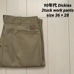 90年代 Dickies 2tuck work pants USA製36×28