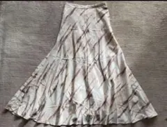 オペーク ドットクリップ　マーメイド　フレアスカート　ロング