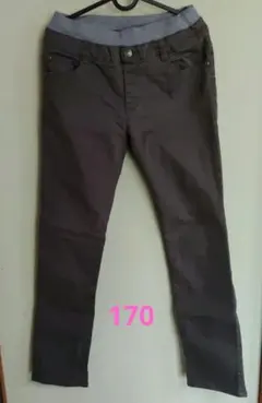 TOPVALU スリムフィット グレー 長ズボン 170