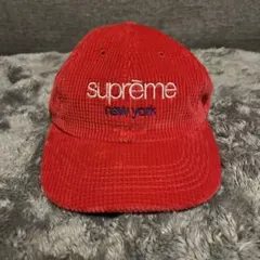 【minoris.0323様専用】supreme コーデュロイキャップ レッド