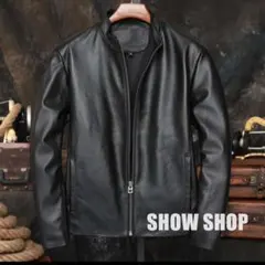 美品 メンズファッション 最上級牛革  シングルレザージャケット 2119
