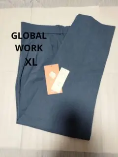 GLOBALWORK◇ウツクシルエットDRYテーパードパンツ XL