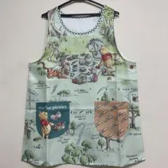 新品　未使用　くまのプーさん　保育士　エプロン