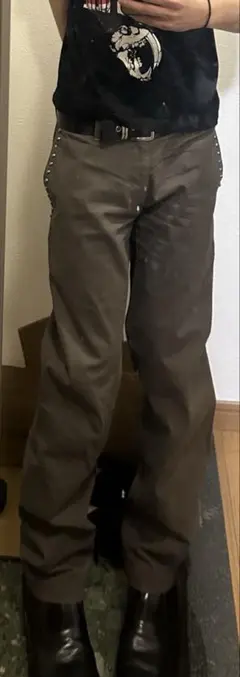 00s archive スタッズ パンツ