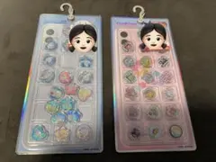 サンリオ　キラコロ　おはじきシール　シナモン　ナイトパーティ