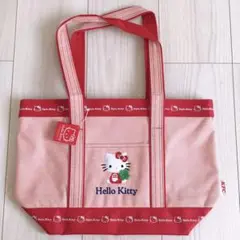ハローキティー　トートバッグ　マチ付き