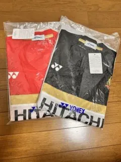 日本代表所属バドミントンチーム日立のウェアになります。 サイズはLサイズです。 日本代表所属バドミントンチーム日立のウェアになります。2枚サイズはL