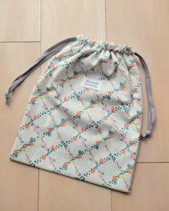 リバティ 巾着袋 S ハンドメイド Betsy ネオンリバティ - メルカリ