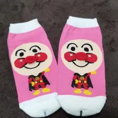 アンパンマン　ピンク　靴下　ソックス　レディースサイズ　２足