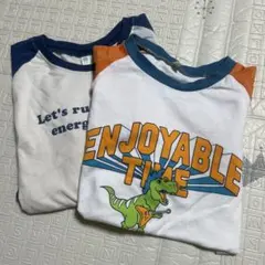 【2枚セット】男の子　長袖　ロンT 春　130サイズ