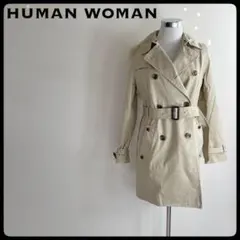 HUMAN WOMAN ヒューマンウーマン トレンチコート ライナー付きベージュのサムネイル