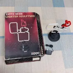 【ジャンク品】ZIPPO公式　ネオンライト　中古　インテリア　雑貨のサムネイル