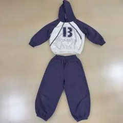 ネイビー/グレー ジャージ 120-130サイズ