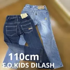 F.O.KIDS DILASHキッズ　110cm デニム　パンツ　長ズボン　2本のサムネイル