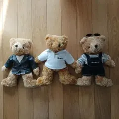 レクサス ぬいぐるみ 3体セット　テディベア