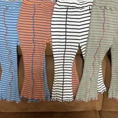 マイリトルワンダー　メロウ　ボーダー　フレアレギンス