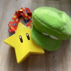 USJ スターポップコーンバケツ ルイージ帽子