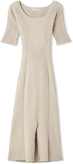 FRAY I.D バックサテンリボンニットワンピース