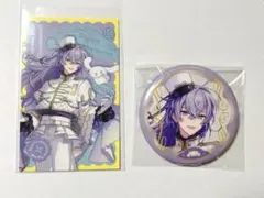 Dytica×サンリオ　ランダムフォト風カード　キラキラ缶バッジ　星導ショウ