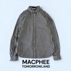 MACPHEE レディース長袖シャツギンガムチェックブラウスマカフィー正規品