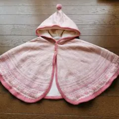 ファミリア　ニットケープ　ポンチョ