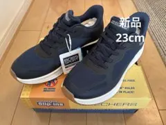 SKECHERS BOBS SPORT ネイビー レディース23cm スニーカー