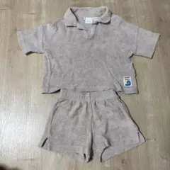 ZARA KIDS Ocean Parade ピンクパイル地セットアップ92cmのサムネイル