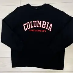 D's GARMENT ブラックスウェットCOLUMBIA UNIVERSITY