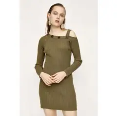 SLY ワンピース タイト リブニット