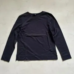 美品✨PLST カットソー 長袖 クルーネック ネイビー S（E651）のサムネイル