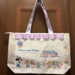 ダッフィーフレンズ　ハートフェルトレターズオブフレンドシップ　トートバッグ