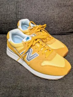【新品同】WL996 New Balance イエロー スニーカー【箱なし】