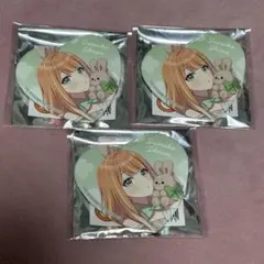 学マス GIGO ハート型缶バッジ 紫雲清夏 3個セット