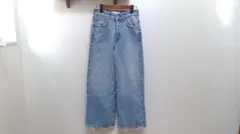 ZARA ザラ　デニム　ジーンズ　パンツ　34　ワイド　ストレート　ゆったり