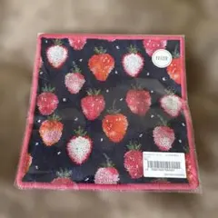 ラブラリーバイフェイラーハンカチタオル☆ストロベリードット希少レッド☆ファミリア