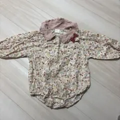 美品★ 【バースデイ80cmロンパースセット】futafuta