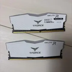 限界価格 T-FORCE DELTA RGBメモリ 16GB2枚ホワイト - メルカリ