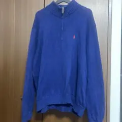 ポロラルフローレン　ハーフジップ　XL