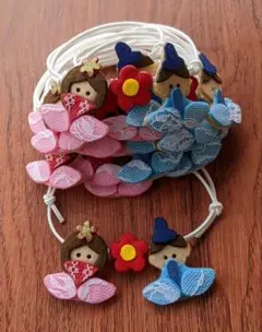 3月3日　ひな祭り　お内裏様とお雛様　トリミングチョーカー　10本