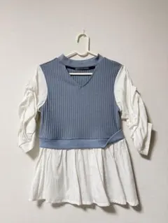 CECIL Mc BEE リブニット シャツ