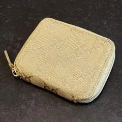 グッチ　GUCCI　コインケース　小銭入れ　ggキャンバス　イタリア製