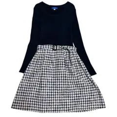 BLUE LABEL CRESTBRIDGE ドッキングワンピース ニット