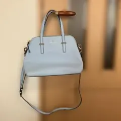 kate spade ライトブルー ハンドバッグ