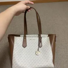 Michael Kors トートバッグ ホワイト/ブラウン