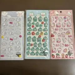 サンリオキャラクターシール3枚セット