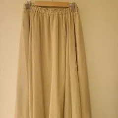 AMERICAN HOLICベージュ ドット柄 ロングスカート