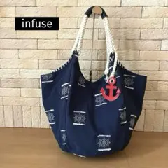 infuse "LEAD 日本製" ロープハンドル マリン風トートバッグのサムネイル
